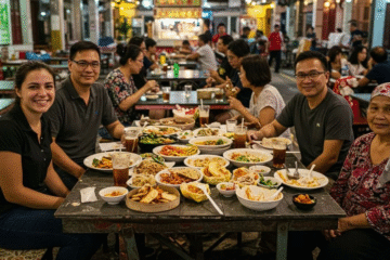 chinatown hawker leftovers consumption